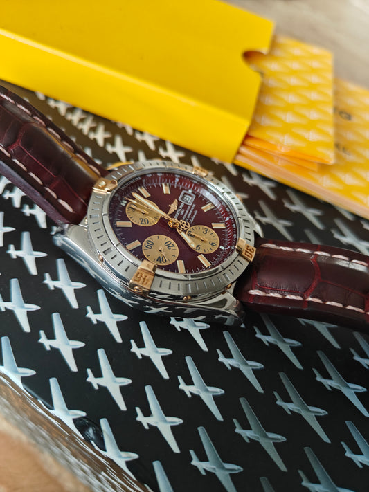 Breitling Chronomat Goud-Staal | B13356 Full-set Automatisch herenhorloge